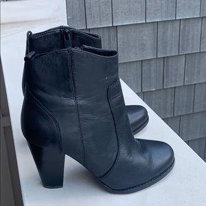Black ankle boots